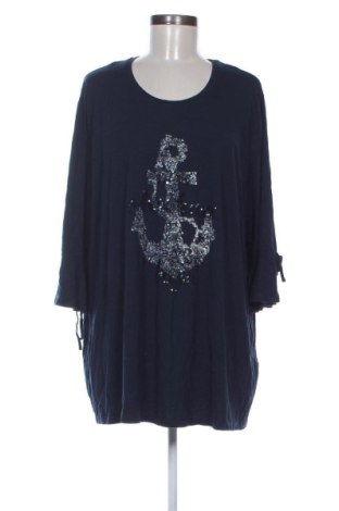 Bluză de femei Ulla Popken, Mărime 3XL, Culoare Albastru, Preț 73,99 Lei, #137871695
