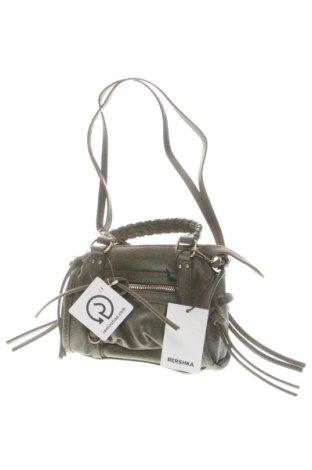Дамска чанта Bershka, Цвят Зелен, Цена 16,00 €, #137854276