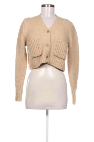 Cardigan de damă Zara, Mărime L, Culoare Bej, Preț 72,48 Lei, #137881988