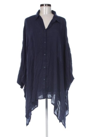 Cămașă de femei Bon Prix, Mărime 4XL, Culoare Albastru, Preț 69,99 Lei, #137859207