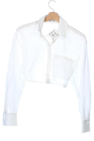 Cămașă de femei Bershka, Mărime XS, Culoare Alb, Preț 47,24 Lei, #137878661