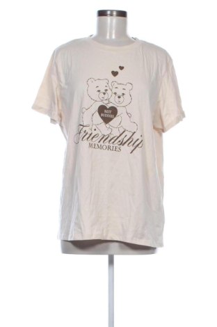 Damski T-shirt Fb Sister, Rozmiar XXL, Kolor ecru, Cena 64,99 zł, #137863238