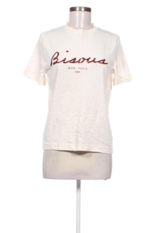 Damski T-shirt H&M, Rozmiar S, Kolor ecru, Cena 37,10 zł, #137864023