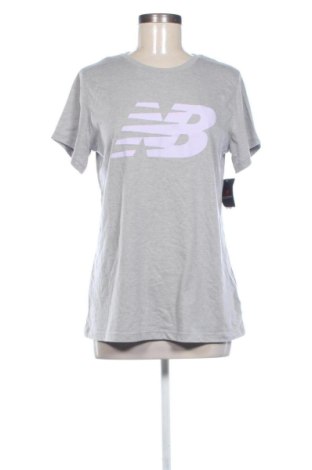 Damen T-Shirt New Balance, Größe L, Farbe Grau, Preis € 31,65, #137870351