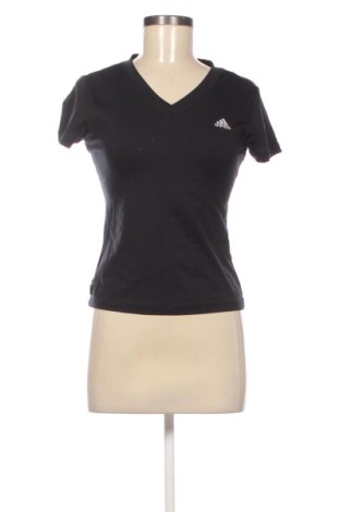 Damen T-Shirt Adidas, Größe M, Farbe Schwarz, Preis 13,70 €, #137873813