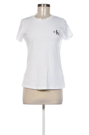 Γυναικείο t-shirt Calvin Klein, Μέγεθος M, Χρώμα Λευκό, Τιμή 20,00 €, #137879571