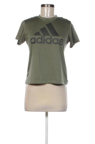 Γυναικείο t-shirt Adidas, Μέγεθος M, Χρώμα Πράσινο, Τιμή 13,53 €, #137879986