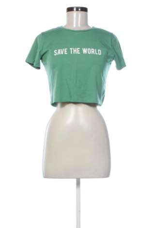 Damski T-shirt Trendyol, Rozmiar XS, Kolor Zielony, Cena 38,71 zł, #137887403