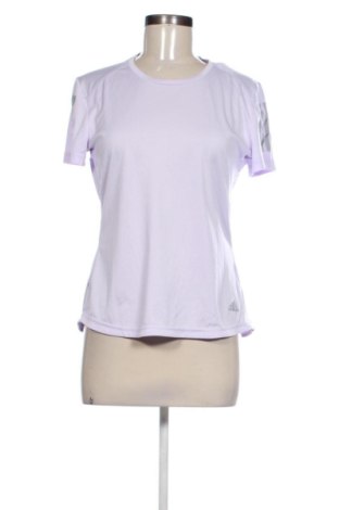 Γυναικείο t-shirt Adidas, Μέγεθος M, Χρώμα Βιολετί, Τιμή 14,00 €, #137890192