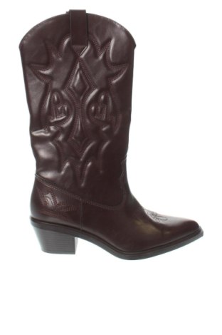 Дамски ботуши Stradivarius, Размер 38, Цвят Кафяв, Цена 48,00 €, #137884466