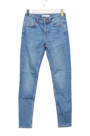 Damskie jeansy Zara, Rozmiar XS, Kolor Niebieski, Cena 62,99 zł, #137832714
