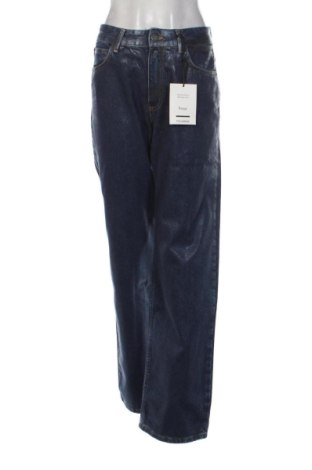 Blugi de femei Pull&Bear, Mărime S, Culoare Albastru, Preț 145,31 Lei, #137871509