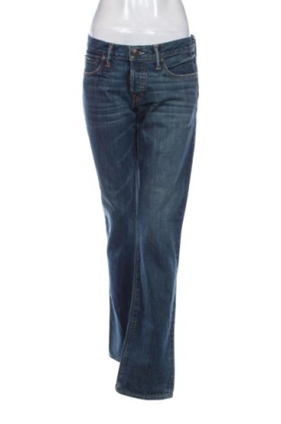 Blugi de femei Abercrombie & Fitch, Mărime L, Culoare Albastru, Preț 200,99 Lei, #137881391