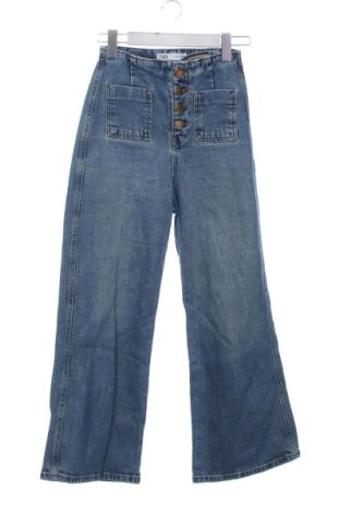 Blugi de femei Zara, Mărime XXS, Culoare Albastru, Preț 66,82 Lei, #137899899