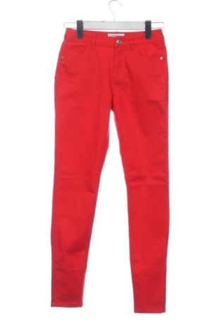 Damskie jeansy Terranova, Rozmiar XS, Kolor Czerwony, Cena 63,50 zł, #137859825