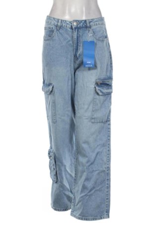 Blugi de femei Sinsay, Mărime L, Culoare Albastru, Preț 125,98 Lei, #137866224