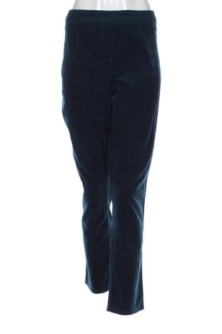 Pantaloni de velvet de femei Kim & Co., Mărime XXL, Culoare Albastru, Preț 128,95 Lei, #137869964