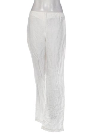Pantaloni de velvet de femei Unbranded, Mărime M, Culoare Ecru, Preț 32,45 Lei, #137878849