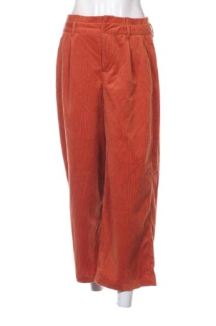 Pantaloni de velvet de femei Vero Moda, Mărime S, Culoare Portocaliu, Preț 55,99 Lei, #137885582