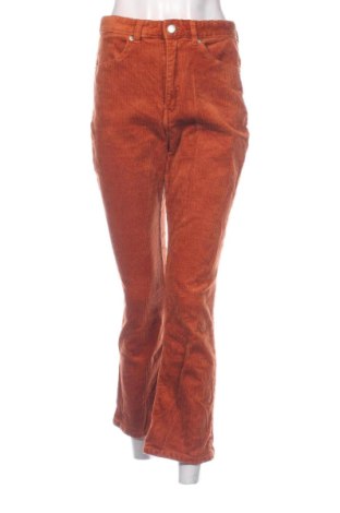 Pantaloni de velvet de femei Monki, Mărime M, Culoare Portocaliu, Preț 57,74 Lei, #137889650