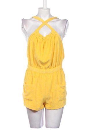 Salopetă scurtă de damă Zara, Mărime L, Culoare Galben, Preț 167,97 Lei, #137880769