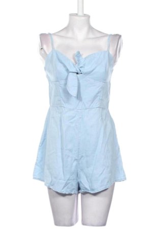 Salopetă scurtă de damă Bershka, Mărime XL, Culoare Albastru, Preț 105,00 Lei, #137862375