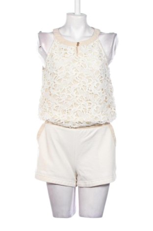 Salopetă scurtă de damă Unbranded, Mărime M, Culoare Bej, Preț 57,74 Lei, #137889219