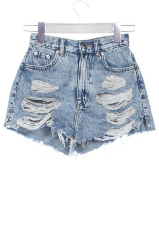 Pantaloni scurți de femei Pull&Bear, Mărime XXS, Culoare Albastru, Preț 52,49 Lei, #137846158