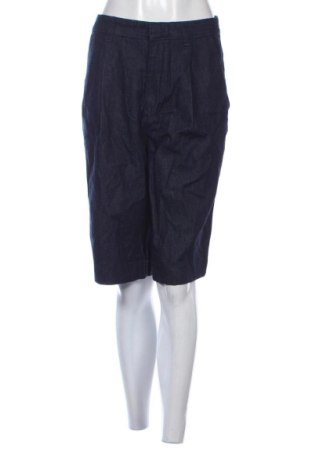 Pantaloni scurți de femei Zara, Mărime L, Culoare Albastru, Preț 77,99 Lei, #137850393