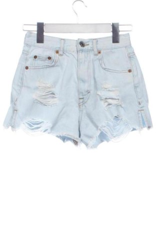 Дамски къс панталон Pull&Bear, Размер XXS, Цвят Син, Цена 10,00 €, #137857561