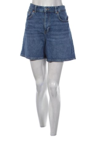 Pantaloni scurți de femei H&M, Mărime L, Culoare Albastru, Preț 52,49 Lei, #137867378