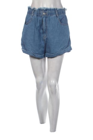 Pantaloni scurți de femei Bershka, Mărime M, Culoare Albastru, Preț 52,49 Lei, #137867723