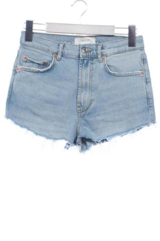 Pantaloni scurți de femei Zara, Mărime S, Culoare Albastru, Preț 43,40 Lei, #137870390