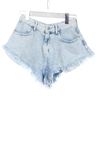 Pantaloni scurți de femei Bershka, Mărime XS, Culoare Albastru, Preț 57,74 Lei, #137891669
