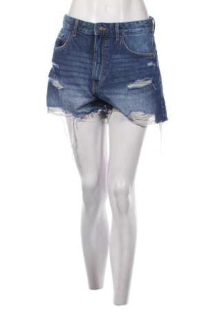 Damskie szorty Bershka, Rozmiar M, Kolor Niebieski, Cena 41,13 zł, #137892295