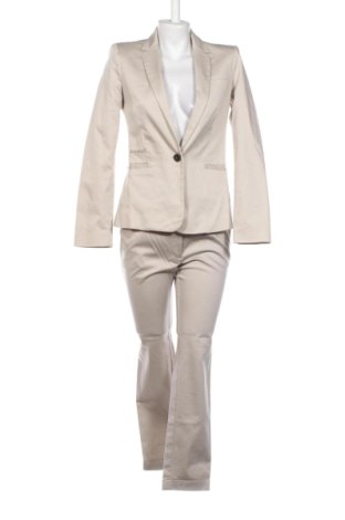 Costum de femei Mango, Mărime L, Culoare Bej, Preț 241,46 Lei, #137889235