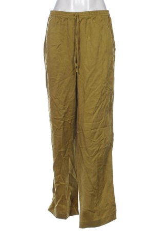 Pantaloni de femei Zara, Mărime L, Culoare Verde, Preț 100,99 Lei, #137843077