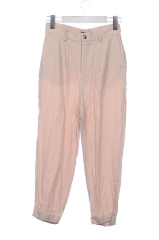 Pantaloni de femei Zara, Mărime XS, Culoare Roz, Preț 73,49 Lei, #137845784