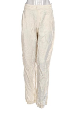 Pantaloni de femei Zara, Mărime S, Culoare Ecru, Preț 74,99 Lei, #137855322