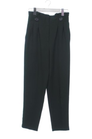Damskie spodnie H&M, Rozmiar XS, Kolor Zielony, Cena 63,50 zł, #137857401