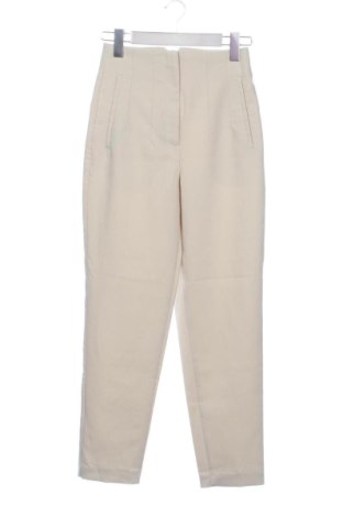 Damskie spodnie Zara, Rozmiar XS, Kolor Beżowy, Cena 59,27 zł, #137861276