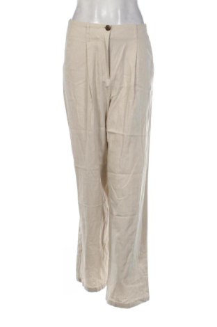 Pantaloni de femei Bershka, Mărime M, Culoare Bej, Preț 78,00 Lei, #137866193