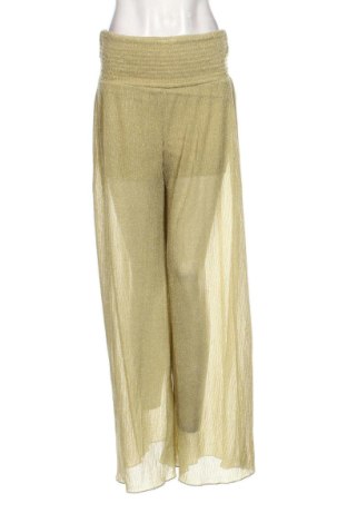 Damskie spodnie H&M, Rozmiar L, Kolor Złocisty, Cena 85,52 zł, #137874538