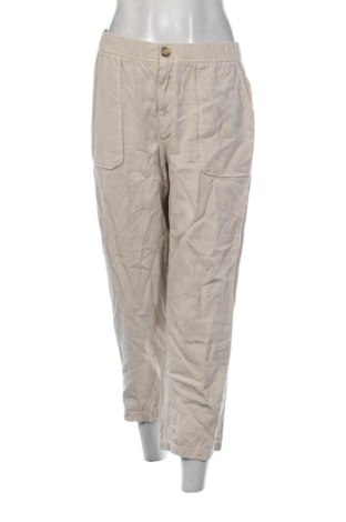 Pantaloni de femei Zara, Mărime M, Culoare Bej, Preț 68,24 Lei, #137878135