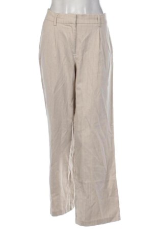 Damskie spodnie H&M, Rozmiar L, Kolor Beżowy, Cena 111,76 zł, #137879681