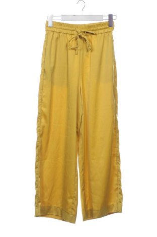 Дамски панталон Zara, Размер XS, Цвят Жълт, Цена 14,00 €, #137895858
