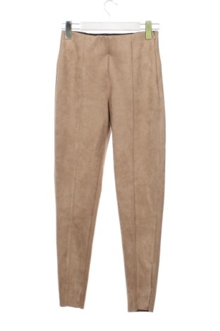 Pantaloni de femei Zara, Mărime XXS, Culoare Bej, Preț 78,99 Lei, #137831308