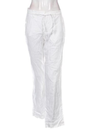 Pantaloni de femei H&M, Mărime L, Culoare Alb, Preț 91,99 Lei, #137873834