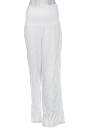 Pantaloni de femei Bershka, Mărime L, Culoare Alb, Preț 128,92 Lei, #137878344