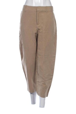 Pantaloni de femei Zara, Mărime M, Culoare Bej, Preț 73,49 Lei, #137888964